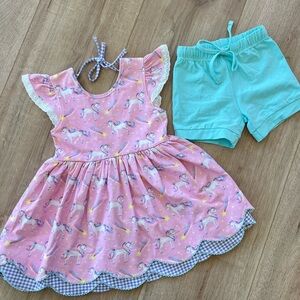 Love and Grow Unicorn Dress with Bloomers 🦄 size 6 HARD TO FIND!